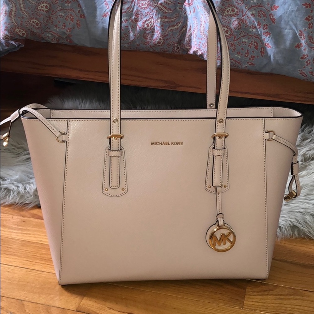 New Michael Kors voyager leather purse (Tote) pink